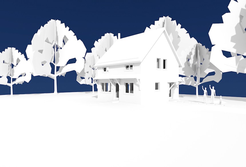 Cozy Up House Revised Perspective