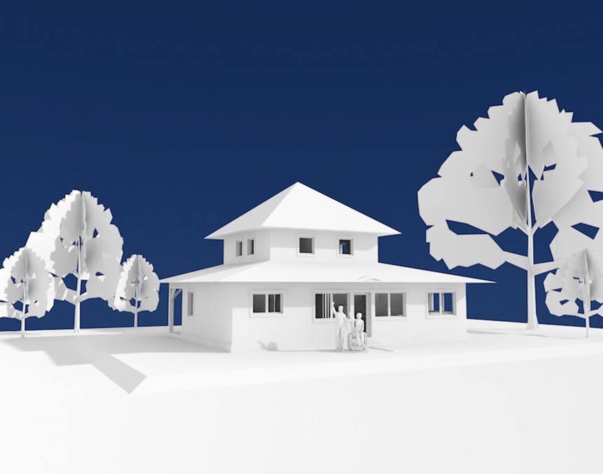 Homage House Perspective