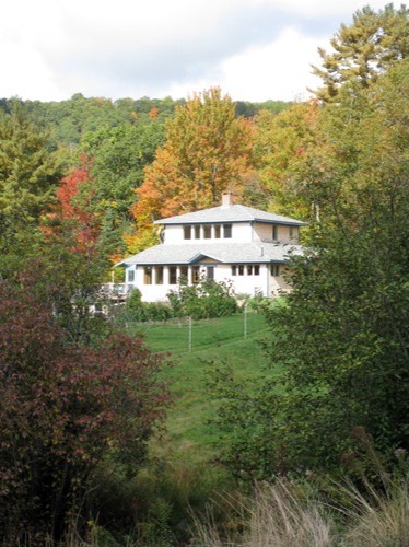 Tucked into the site