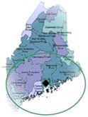 Map of Maine