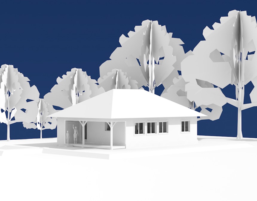 Medelstor House Perspective