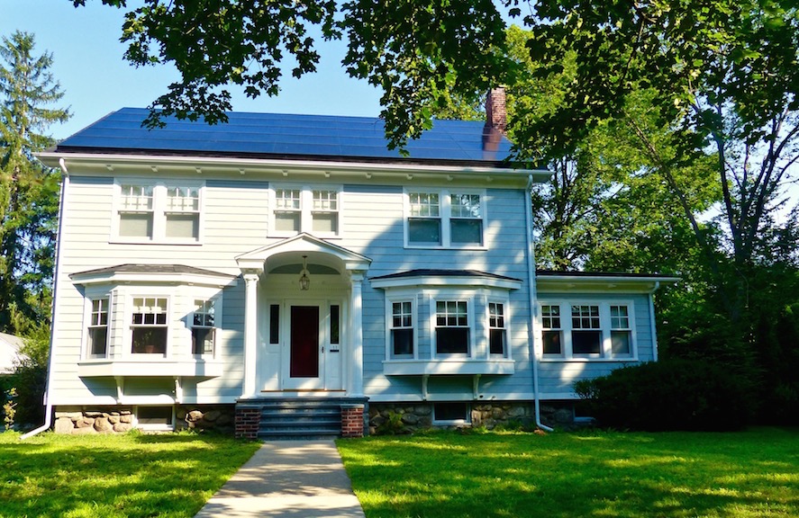 Renovated colonial house