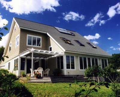 Passive solar house