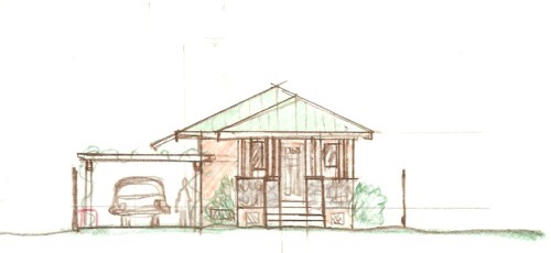 Sketch of a house