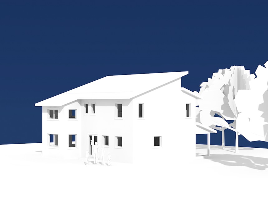 Positive Attitude House Perspective